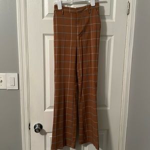 Plaid check pants
